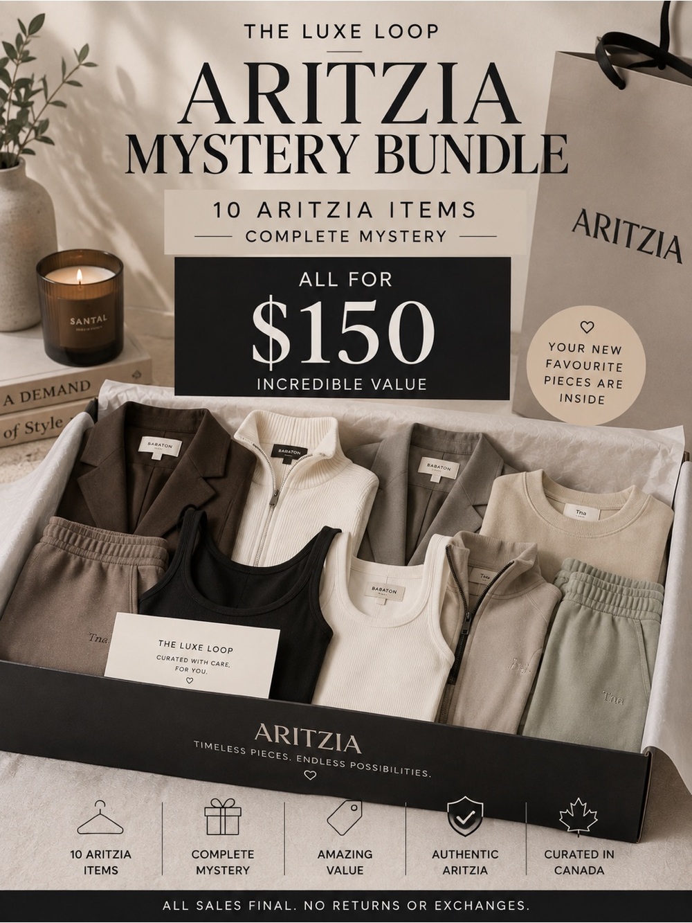 Aritzia Women’s mystery bundle